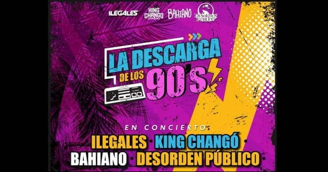 ¡La original! “Descarga de los 90’s” llega a Caracas