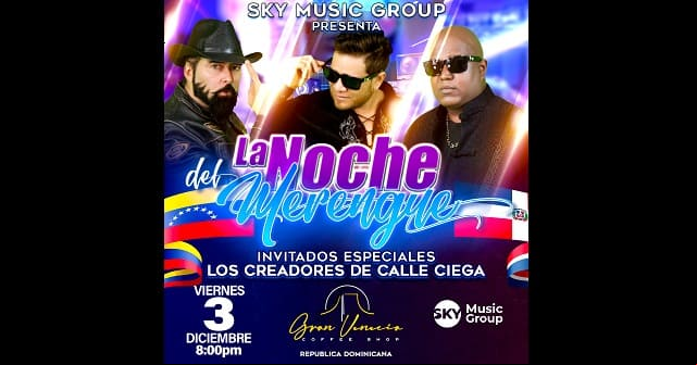 Sky Music Group presenta su primer gran evento “La noche del merengue”