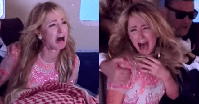 Paris Hilton es víctima de una terrible broma pesada en un avión