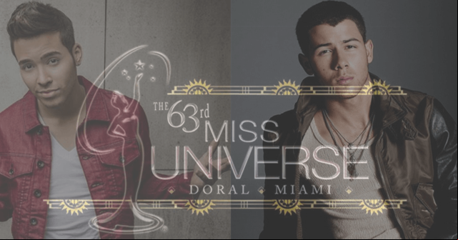 Prince Royce y Nick Jonas cantarán en Miss Universo