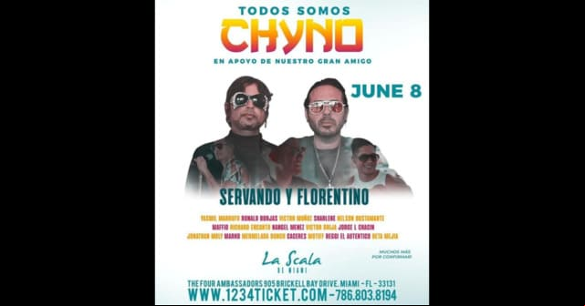 ¡Confirmado! Servando y Florentino se unen al movimiento #TodosSomosChyno