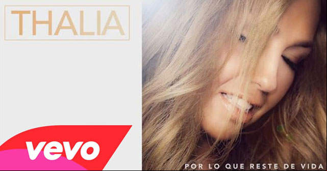 Thalía estrenó su nuevo tema “Por lo que reste de vida”, y el video se lanzará en octubre